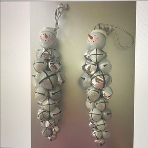 2 brand new holiday hanging ornaments
